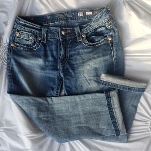 Miss Me cuffed capri